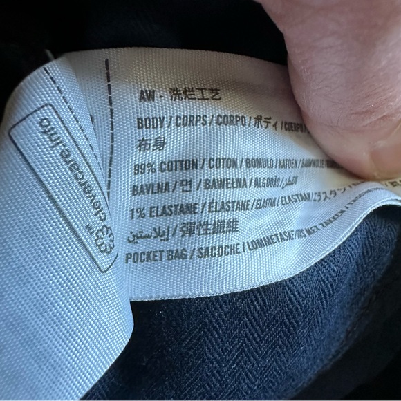 Abercrombie & Fitch The 90s Straight Mid Rise Jeans Curve Love Size 24 - Picture 7 of 7